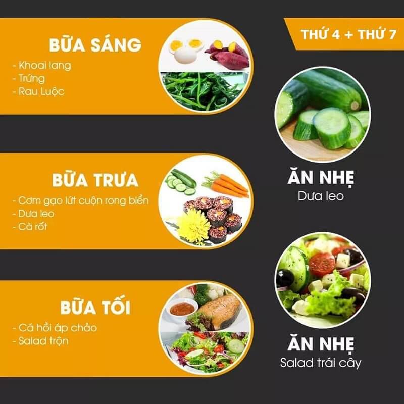 Thực đơn giảm cân khoa học chi tiết trong vòng 7 ngày - 3